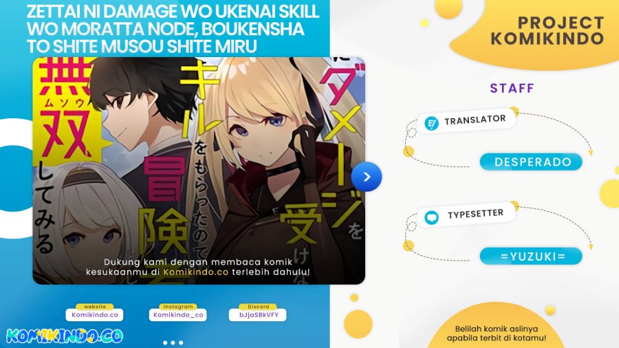 Zettai ni Damage wo Ukenai Skill wo Moratta node, Boukensha to shite Musou shite miru Chapter 15.2 Gambar 1