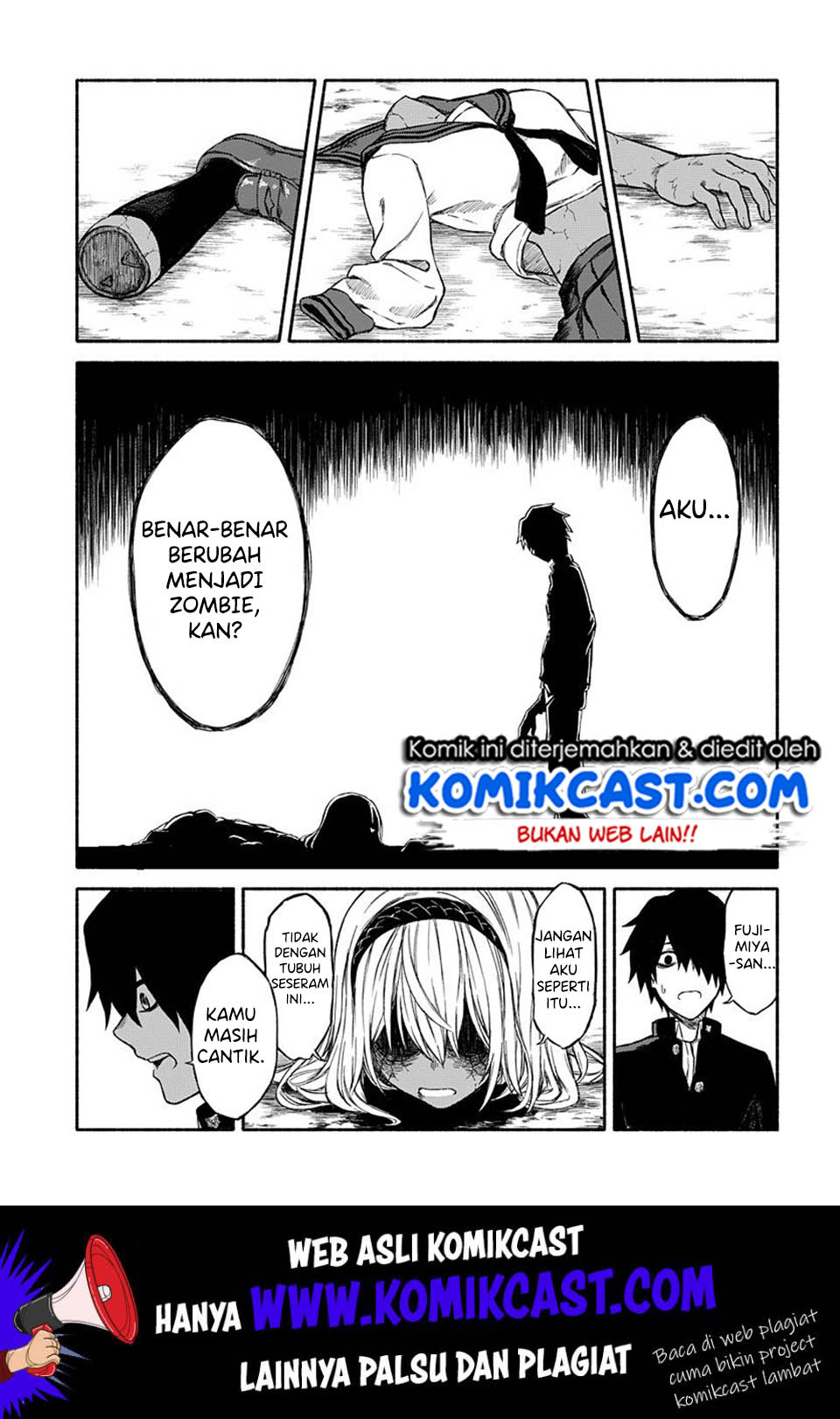 Zombi Shoujo no Fujimi-san Chapter 01 Gambar 13