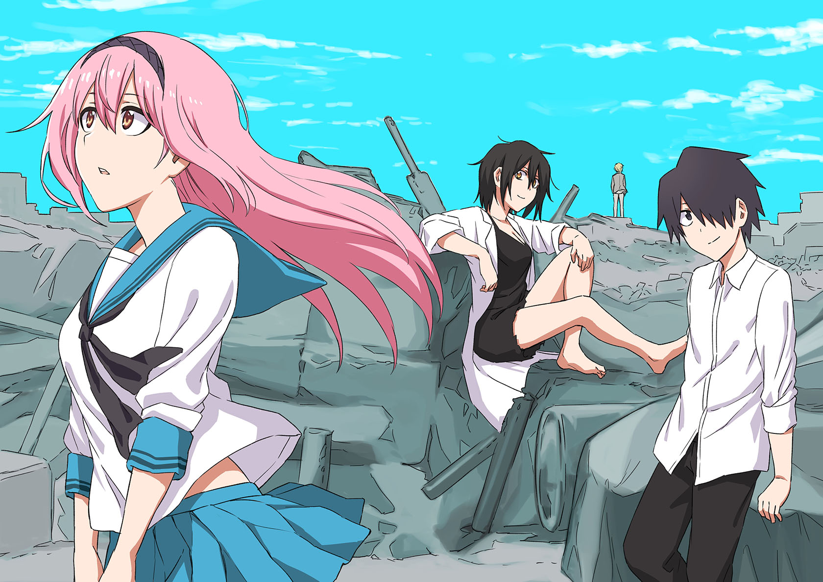 Zombi Shoujo no Fujimi-san Chapter 12 END Gambar 30