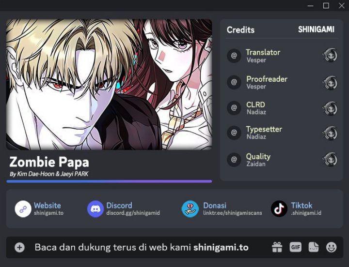 Zombie Papa Chapter 04 Gambar 1