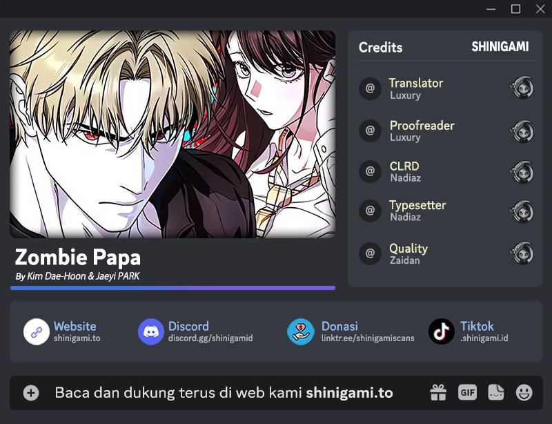 Zombie Papa Chapter 10 Gambar 1