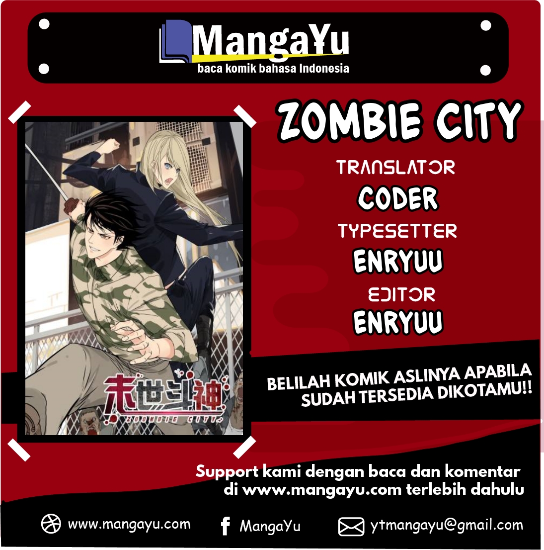 Zoombie City Chapter 04 Gambar 1